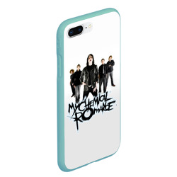 Чехол для iPhone 7Plus/8 Plus матовый Участники группы My Chemical Romance - фото 2