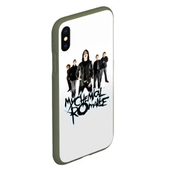 Чехол для iPhone XS Max матовый Участники группы My Chemical Romance - фото 2