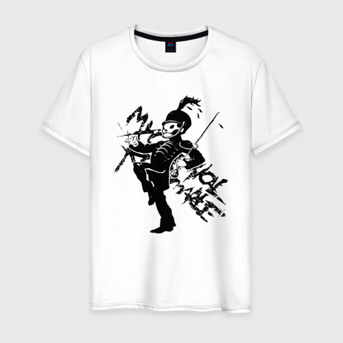 Мужская футболка из хлопка с принтом The Black Parade My Chemical Romance, вид спереди №1