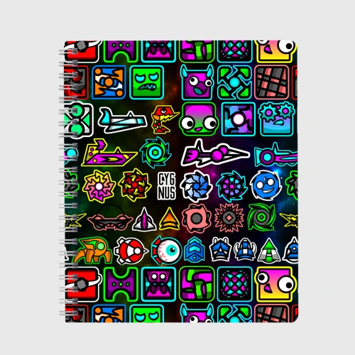 Тетрадь Geometry Dash Герои