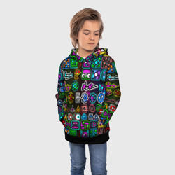 Детская толстовка 3D Geometry Dash Герои - фото 2