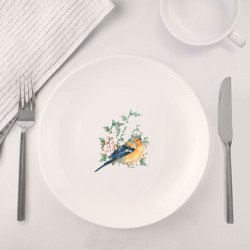 Набор: тарелка + кружка Снегирь и рябина - фото 2