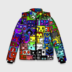 Зимняя куртка для мальчиков 3D Geometry Dash все скины