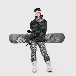 Накидка на куртку 3D Цветные драконы - фото 2