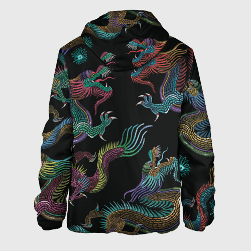 Мужская куртка 3D Цветные драконы - фото 2
