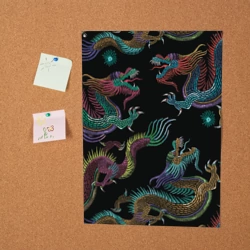 Постер Цветные драконы - фото 2