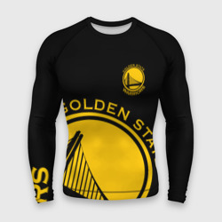 Мужской рашгард 3D Golden state warriors лого