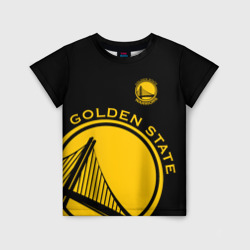 Детская футболка 3D Golden state warriors лого