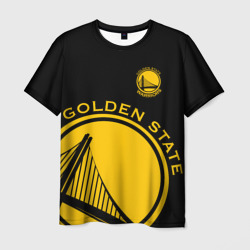 Мужская футболка 3D Golden state warriors лого