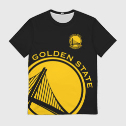 Мужская футболка 3D Golden state warriors лого