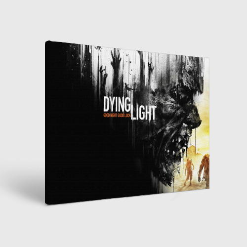 Холст прямоугольный Dying light Харан, цвет 3D печать