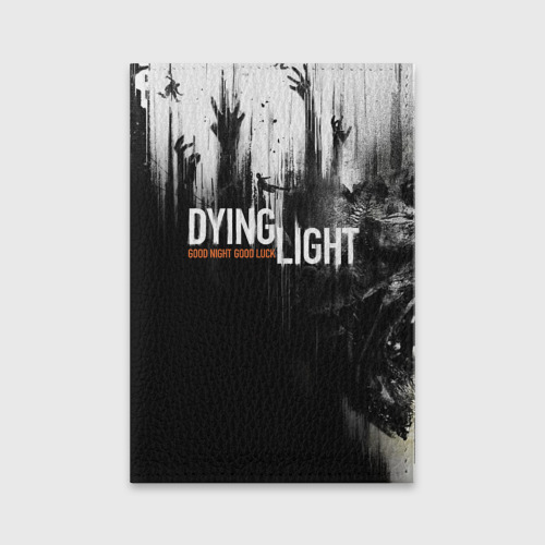 Обложка для паспорта матовая кожа Dying light Харан, цвет фиолетовый