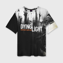 Женская футболка oversize 3D Dying light Харан