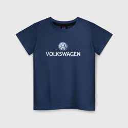 Детская футболка хлопок Volkswagen logo