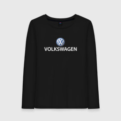 Женский лонгслив хлопок Volkswagen logo