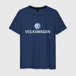 Мужская футболка хлопок Volkswagen logo