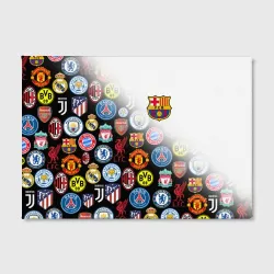Холст прямоугольный FC Barcelona logobombing - фото 2