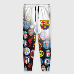 Женские брюки 3D FC Barcelona logobombing