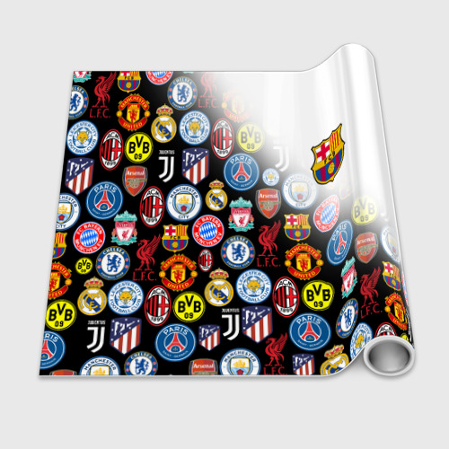 Бумага для упаковки 3D FC Barcelona logobombing - фото 2