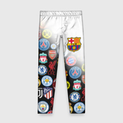 Детские леггинсы 3D FC Barcelona logobombing