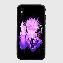 Чехол для iPhone XS Max матовый Магическая битва: Сатору Годжо