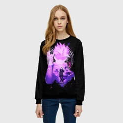 Женский свитшот 3D Магическая битва: Сатору Годжо - фото 2