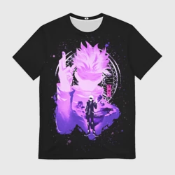 Мужская футболка 3D Магическая битва: Сатору Годжо