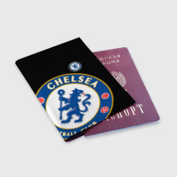 Обложка для паспорта матовая кожа Челси chelsea Big logo - фото 2