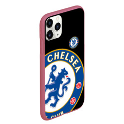 Чехол для iPhone 11 Pro Max матовый Челси chelsea Big logo - фото 2