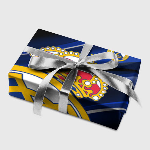Бумага для упаковки 3D Реал Мадрид геометрия спорт - фото 5