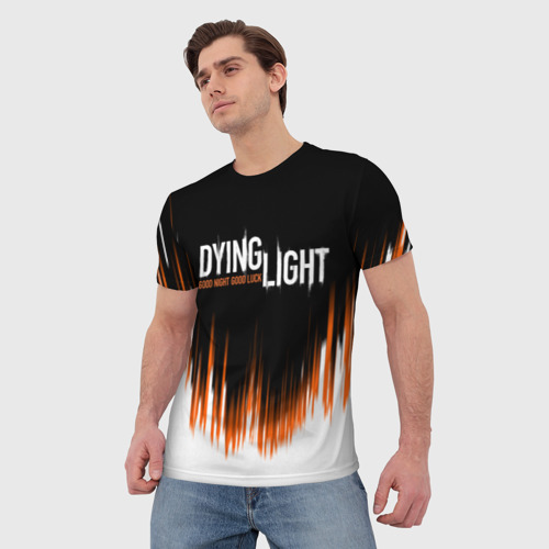 Мужская футболка 3D Dying light good night and good luck, цвет 3D печать - фото 3
