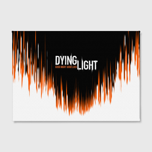 Холст прямоугольный Dying light good night and good luck, цвет 3D печать - фото 2