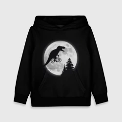 Детская толстовка 3D T-rex на луне