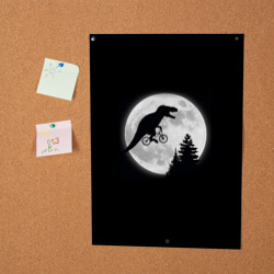 Постер T-rex на луне - фото 2