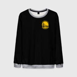 Мужской свитшот 3D Golden state warriors black style