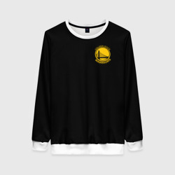 Женский свитшот 3D Golden state warriors black style