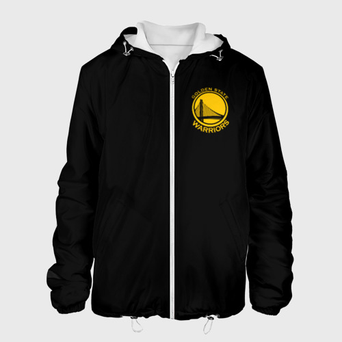 Мужская куртка 3D Golden state warriors black style, цвет 3D печать