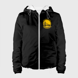 Женская куртка 3D Golden state warriors black style