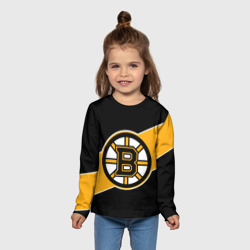 Детский лонгслив 3D Бостон Брюинз, Boston Bruins - фото 2