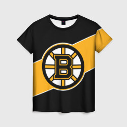 Женская футболка 3D Бостон Брюинз, Boston Bruins