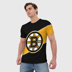 Мужская футболка 3D Бостон Брюинз, Boston Bruins - фото 2