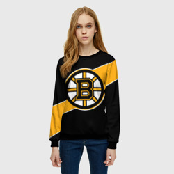 Женский свитшот 3D Бостон Брюинз, Boston Bruins - фото 2