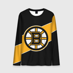 Мужской лонгслив 3D Бостон Брюинз, Boston Bruins