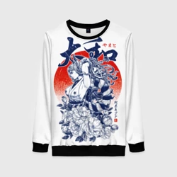 Женский свитшот 3D Ямато девушка самурай Ван Пис