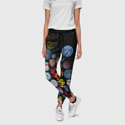 Женские брюки 3D PSG logobombing - фото 2