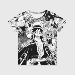 Детская футболка 3D Ван Пис, One Piece, манга