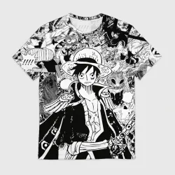 Мужская футболка 3D Ван Пис, One Piece, манга