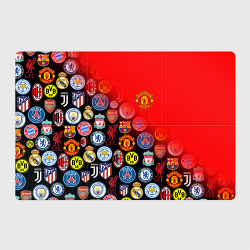 Магнитный плакат 3x2 с принтом Манчестер Юнайтед FCMU, вид спереди №1