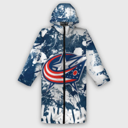 Мужской дождевик 3D Коламбус Блю Джекетс, Columbus Blue Jackets