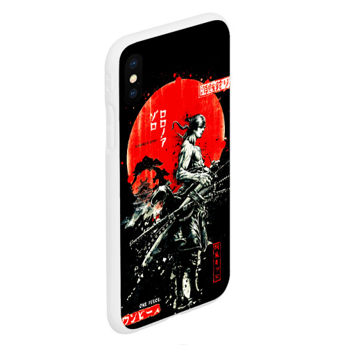 телефон в писе Чехол для iPhone XS Max матовый Ван пис Зоро самурай на черном фоне - купить по цене 210 руб в интернет-магазине Всемайки, арт 3032935